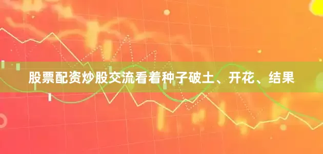 股票配资炒股交流看着种子破土、开花、结果
